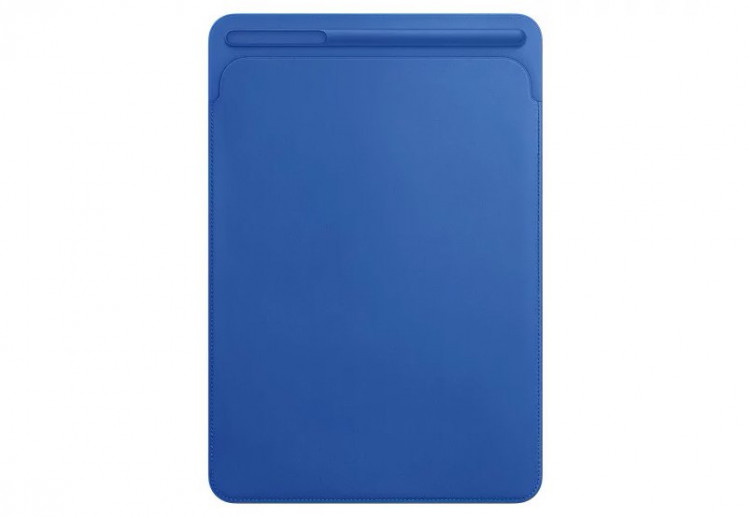 Чехол-футляр Apple Leather Sleeve для iPad Pro 10.5" «синий аргон»