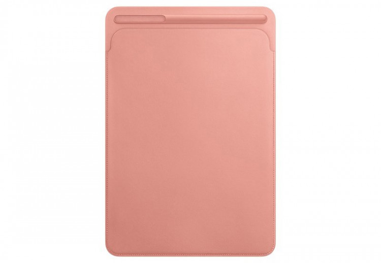 Чехол-футляр Apple Leather Sleeve для iPad Pro 10.5" бледно‑розовый