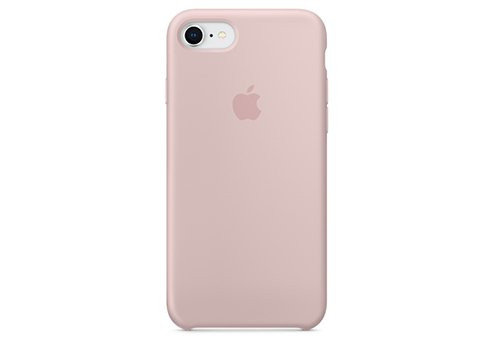 Чехол Apple Silicone Case для iPhone 8/7 «розовый песок»