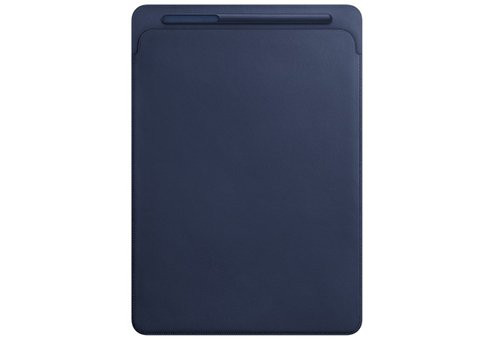 Чехол-футляр Apple Leather Sleeve для iPad Pro 12.9" темно-синий