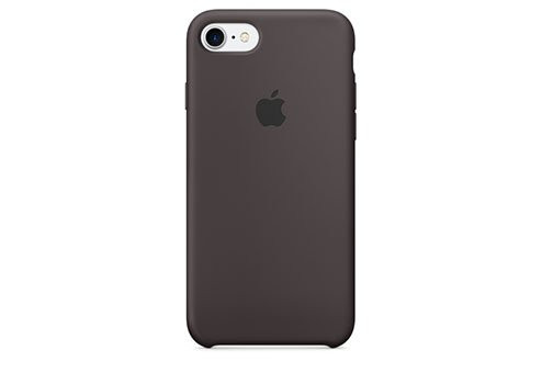 Чехол Apple Silicone Case для iPhone 8/7 «темное какао»