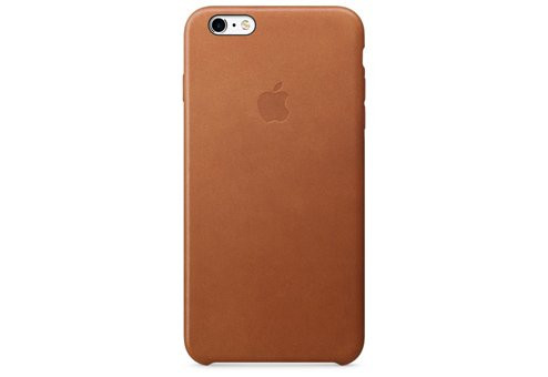 Чехол Apple Leather Case для iPhone 6/6s Plus золотисто-коричневый