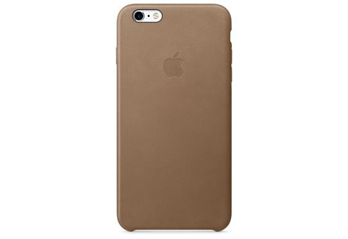 Чехол Apple Leather Case для iPhone 6/6s Plus коричневый