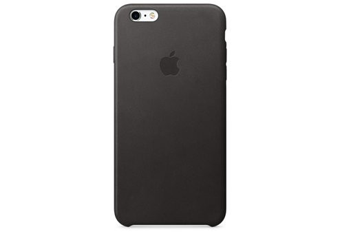 Чехол Apple Leather Case для iPhone 6/6s Plus черный