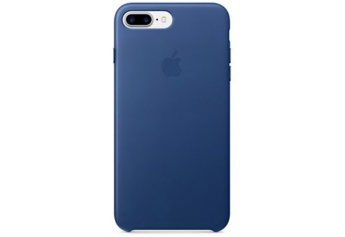 Чехол Apple Leather Case для iPhone 8/7 Plus «синий сапфир»