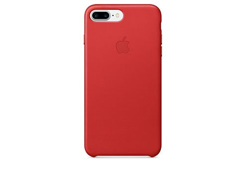 Чехол Apple Leather Case для iPhone 8/7 Plus (PRODUCT)RED