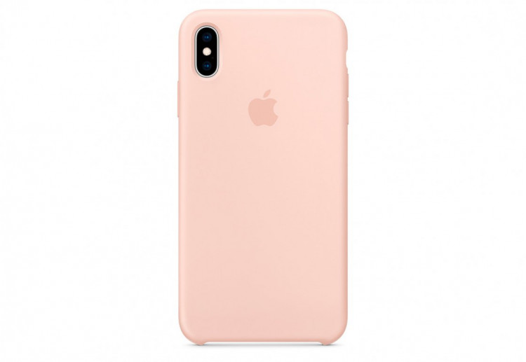 Чехол Apple Silicone Case для iPhone XS Max, «розовый песок»
