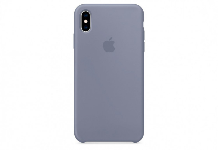 Чехол Apple Silicone Case для iPhone XS Max, «тёмная лаванда»