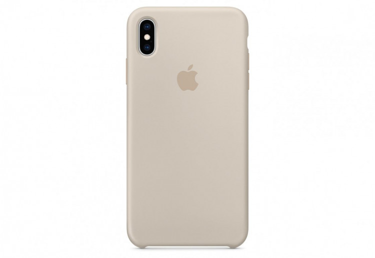 Чехол Apple Silicone Case для iPhone XS Max, бежевый