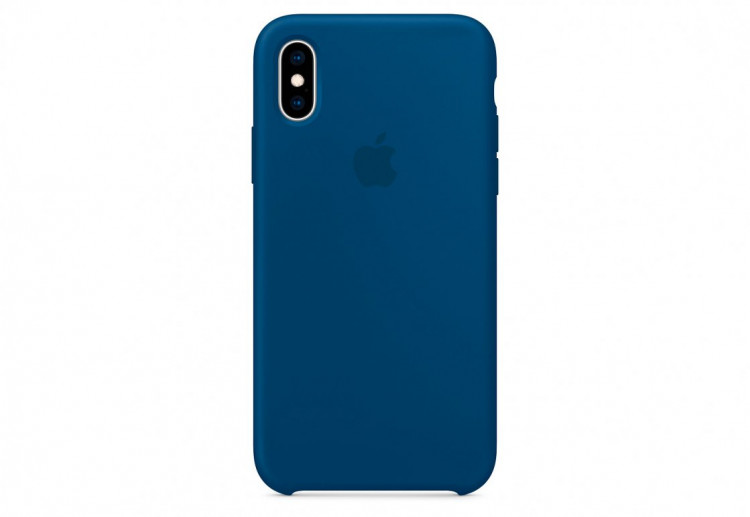 Чехол Apple Silicone Case для iPhone XS, «морской горизонт»