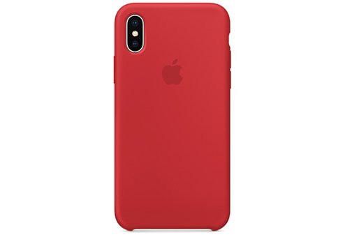 Чехол Apple Silicone Case для iPhone X (PRODUCT)RED