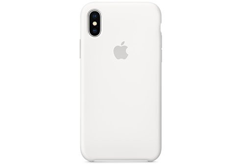 Чехол Apple Silicone Case для iPhone X белый