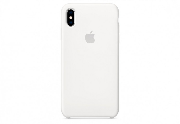 Чехол Apple Silicone Case для iPhone XS Max, белый