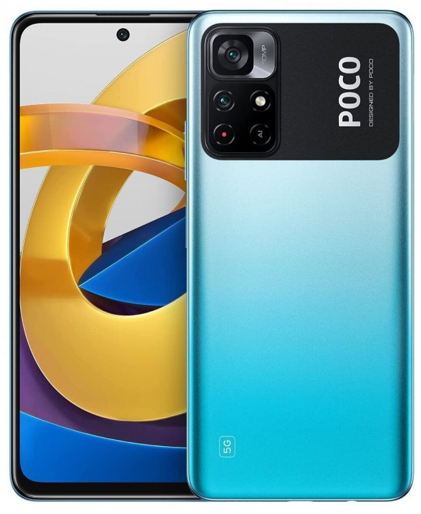 Xiaomi Poco M4 Pro 5G 4/64GB Холодный синий (RUS)
